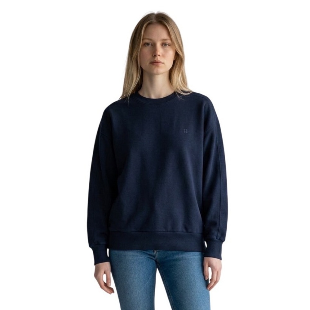 Sweaty Betty Navy Crewneck Sweatshirt
